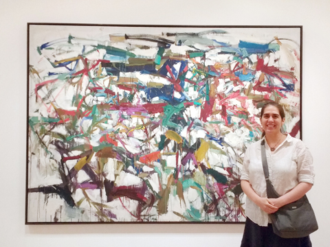 With Joan Mitchell